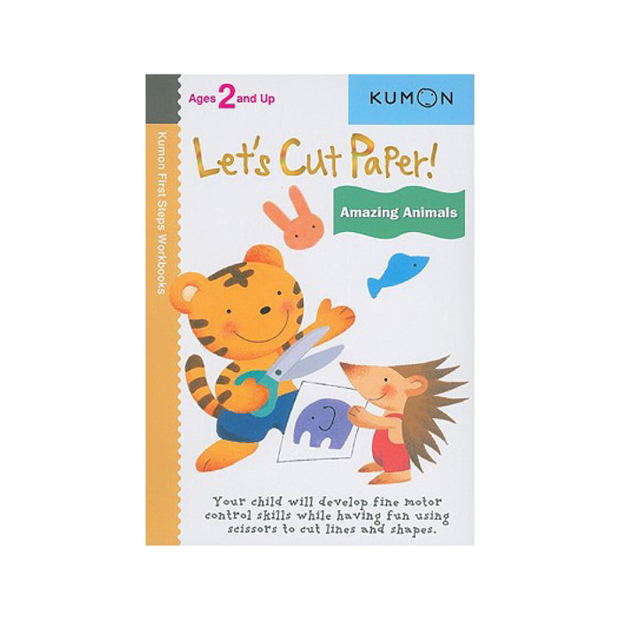 KUMON Let's Cut Paper! Amazing Animals (age 2yrs+)