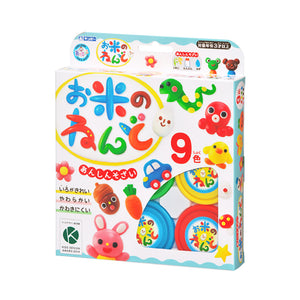 日本GINCHO米黏土手工玩具（9色）