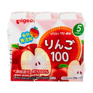 Pigeon 蘋果汁[125毫升 x 3]