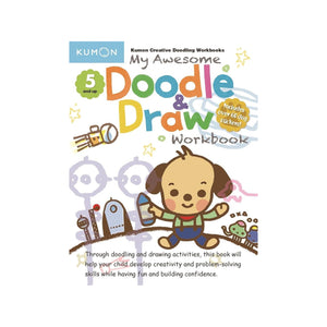 KUMON My Awesome Doodle & Draw Workbook (age 5yrs+)
