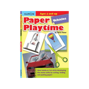 KUMON Paper Playtime:Vehicles (age 4yrs+)