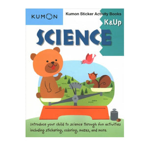 KUMON Science K & Up Sticker Activity Book