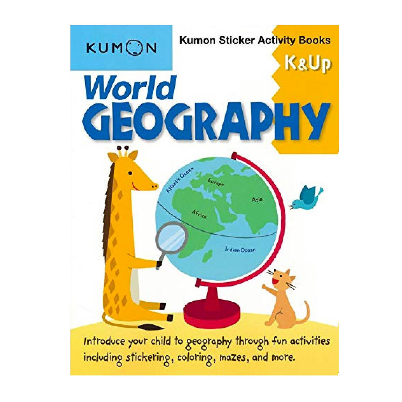 KUMON World Geography K & Up Sticker Activity Book – 萌B殿堂