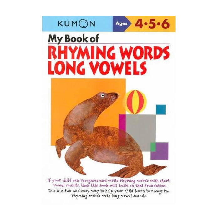 KUMON My Book of Rhyming Words: Long Vowels