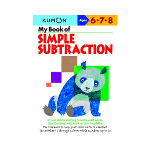 KUMON My Book of Simple Subtraction