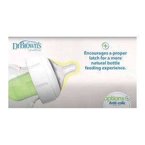 Dr Brown's Options+ 仿母乳排氣奶樽 - PESU 9oz 三個裝