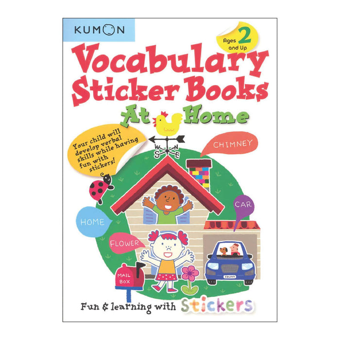 KUMON Vocabulary Sticker Books At Home